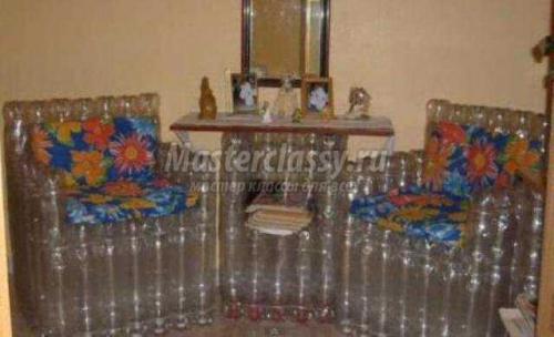 Создание экологичной мебели из пластиковых бутылок: иллюстрации и идеи 01 Создание экологичной мебели из пластиковых бутылок: иллюстрации и идеи 01