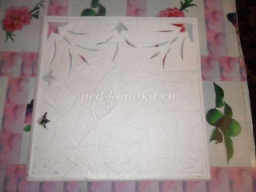 Новогодний домик из пенопласта: легко и быстро своими руками 18 Новогодний домик из пенопласта: легко и быстро своими руками 18