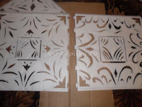 Новогодний домик из пенопласта: легко и быстро своими руками 21 Новогодний домик из пенопласта: легко и быстро своими руками 21