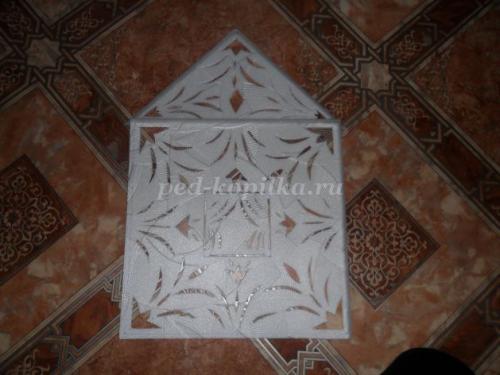 Новогодний домик из пенопласта: легко и быстро своими руками 20 Новогодний домик из пенопласта: легко и быстро своими руками 20