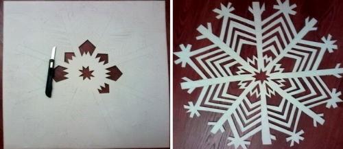 Как украсить новогодний домик из пенопласта. Новогодние поделки из пенопласта