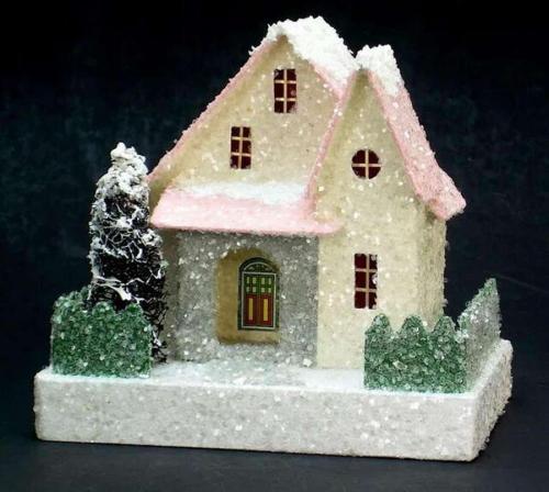 Новогодний домик из пенопласта: легко и быстро своими руками 03 Новогодний домик из пенопласта: легко и быстро своими руками 03