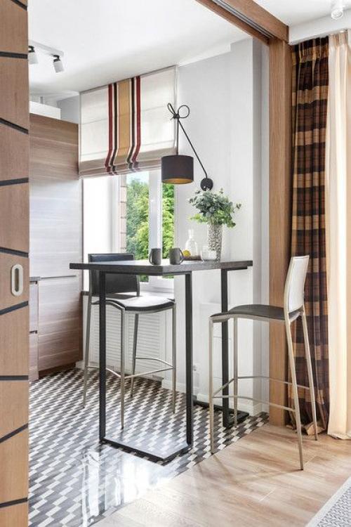 Барная стойка у окна на кухне. 107 самых стильных фото идей дизайна барной стойки для кухни