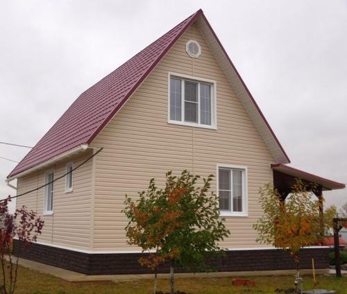 Как выбрать подходящую технологию и материалы для отделки фронтона частного дома. Виниловый сайдинг для фронтона