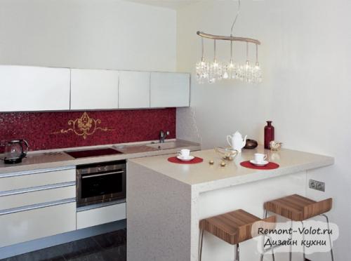 Дизайн маленькой кухни с барной стойкой. Как разместить барную стойку на маленькой кухне? 01 Дизайн маленькой кухни с барной стойкой. Как разместить барную стойку на маленькой кухне? 01