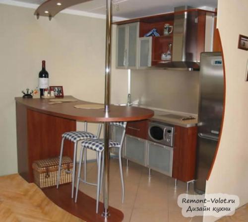Дизайн маленькой кухни с барной стойкой. Как разместить барную стойку на маленькой кухне? 02 Дизайн маленькой кухни с барной стойкой. Как разместить барную стойку на маленькой кухне? 02