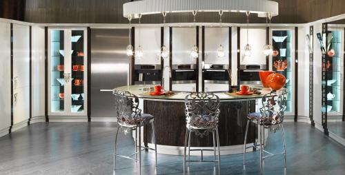 Дизайн маленькой кухни с барной стойкой. Как разместить барную стойку на маленькой кухне? 26 Дизайн маленькой кухни с барной стойкой. Как разместить барную стойку на маленькой кухне? 26