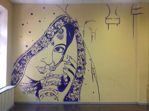 Какие техники росписи стен можно использовать. 6 известных техник росписи и их особенности