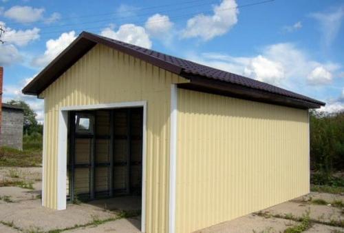 Как обшить гараж снаружи профлистом. Как можно своими руками обшить гараж профлистом снаружи, пошаговая инструкция