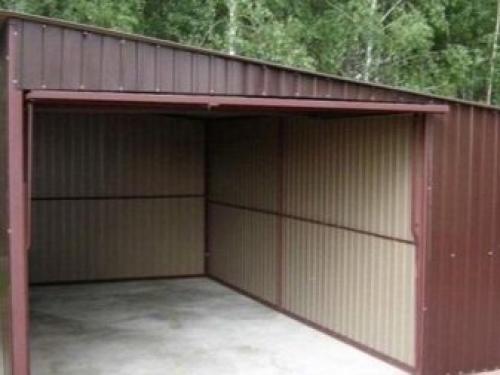 Как правильно обшить основание гаража профлистом. Особенности: плюсы и минусы 05