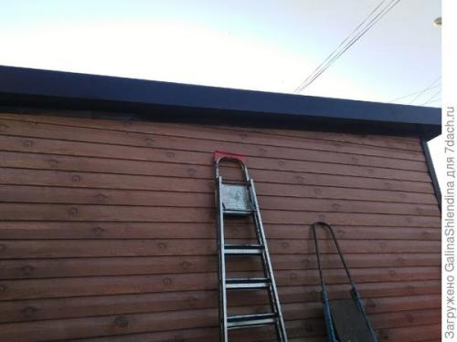 Как нанести профлистом на фасад гаража. Как наш гараж у дачи стал красивым за 2 дня!
