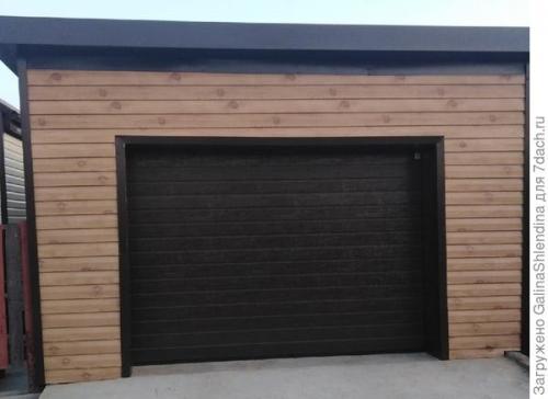 Как нанести профлистом на фасад гаража. Как наш гараж у дачи стал красивым за 2 дня!