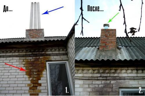 Как закрепить асбестовую трубу на крыше. Дымоход из асбестовой трубы