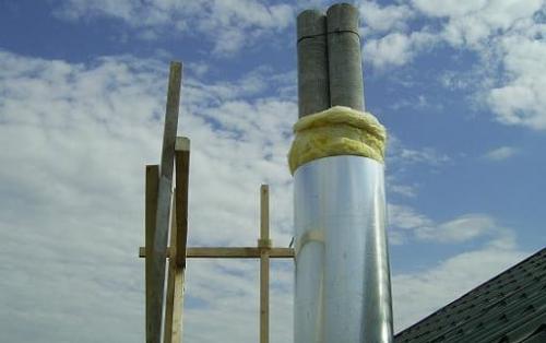Как закрепить асбестовую трубу на крыше. Дымоход из асбестовой трубы