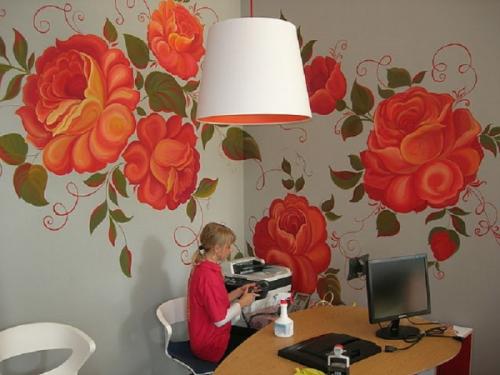 Что такое краска для рисования на стенах №1