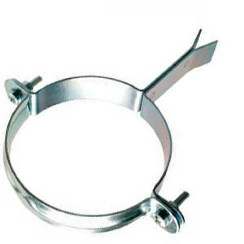 Растяжка дымохода на крыше. Выбор хомутов для установки дымохода