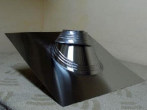 Примыкание кровли к трубе дымохода. Принципы вывода дымохода 17 Примыкание кровли к трубе дымохода. Принципы вывода дымохода 17