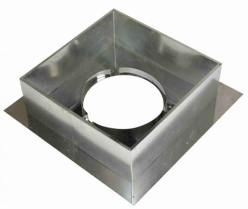 Проходной короб для дымохода. Типы проходных потолочных устройств