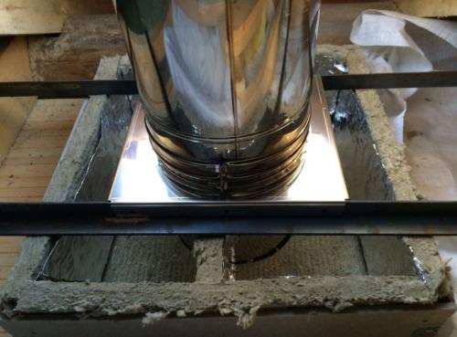 Проходной короб для дымохода. Типы проходных потолочных устройств