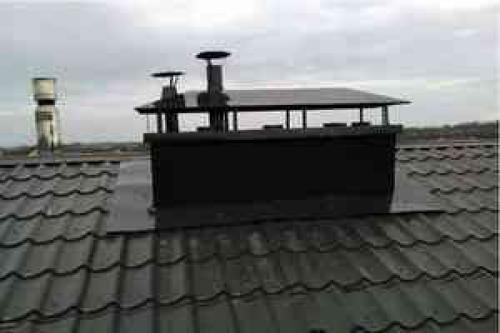 Короб для трубы на крыше. короб на трубу дымохода на крыше