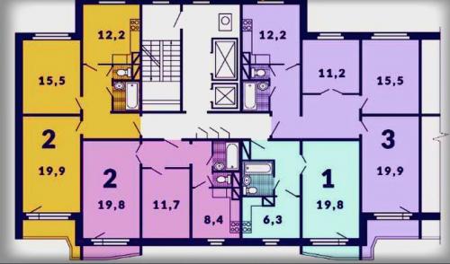 Как выбрать подходящий вариант серии П-44 планировки с размерами?