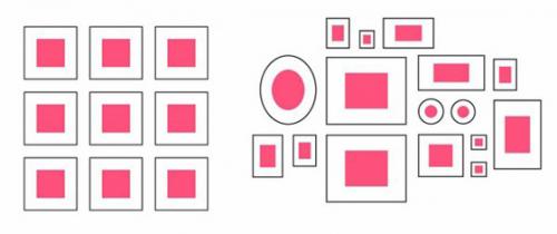 Как развесить картины грамотно. Как правильно повесить картину или фото на стену — правила, советы и идеи 09