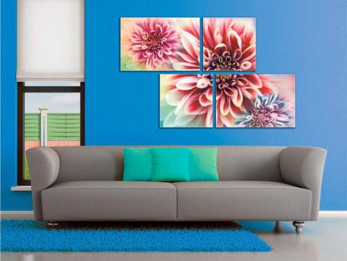 Как развесить картины на стене красиво. Основные способы крепления картин 12