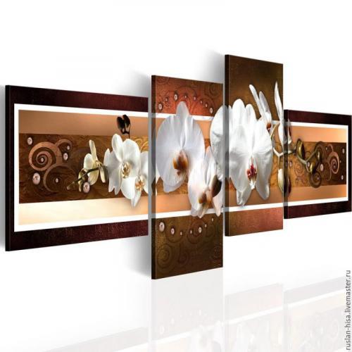 Как развесить картины на стене красиво. Основные способы крепления картин 14