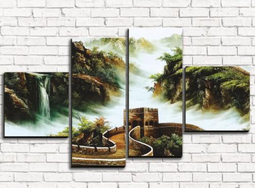 Как развесить картины на стене красиво. Основные способы крепления картин 13