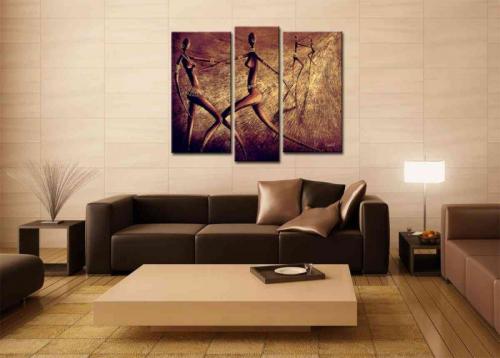 Как развесить картины на стене красиво. Основные способы крепления картин 08