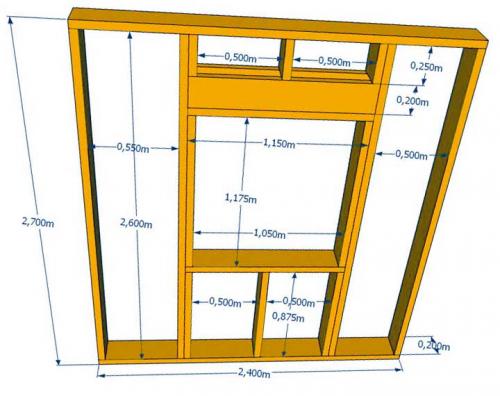 Высота окна от пола в каркасном доме. Параметры оконных проемов: обоснование стандартов