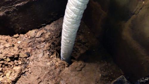 Подготовка к строительству приямка в подвале 09