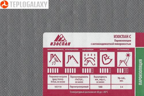 Изоспан Д для утепленной кровли. Изоспан С