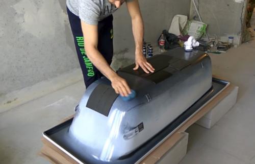 Как ухаживать за твердой пеной для ванны?