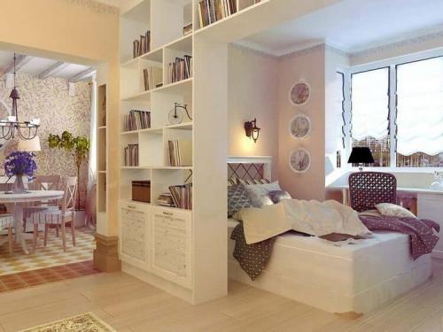 Дизайн спальни-гостиной 18 кв м. Дизайн комнаты 18 кв.м: 50 фото спальни-гостиной