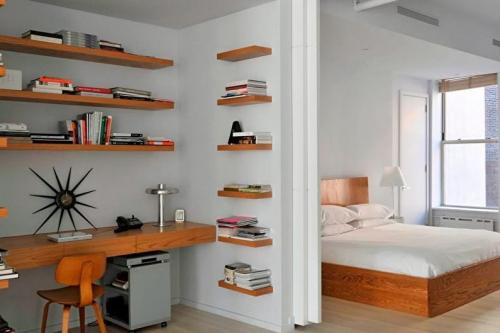 Разделение комнаты на спальню и гостиную. Гостиная и спальня в одной комнате: мебель внутри гостиной 02