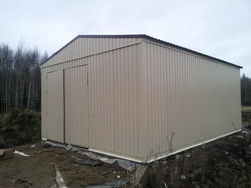 Гараж из металлопрофиля своими руками. Что представляет собой каркасный гараж из металлического профиля 02 Гараж из металлопрофиля своими руками. Что представляет собой каркасный гараж из металлического профиля 02