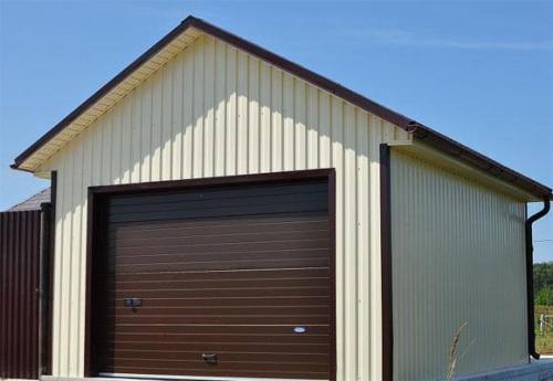 Гараж из металлопрофиля своими руками. Что представляет собой каркасный гараж из металлического профиля 04 Гараж из металлопрофиля своими руками. Что представляет собой каркасный гараж из металлического профиля 04