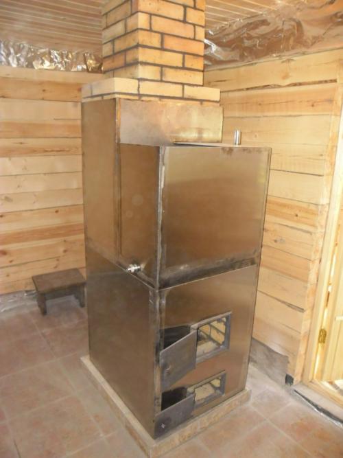 Какие материалы нужны для изготовления банной печи из железа. Способы производства печи из железа в баню своими руками