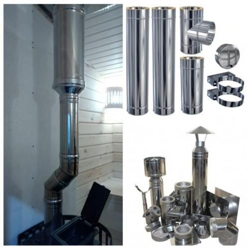 Как выбрать подходящую трубу для изготовления печи для бани модели ВАЛДАЙ. Дымоходы из нержавеющей стали