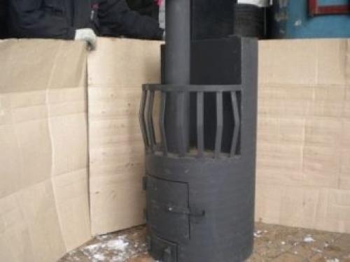 Как сделать печь для бани модели ВАЛДАЙ из трубы 530 мм 03 Как сделать печь для бани модели ВАЛДАЙ из трубы 530 мм 03