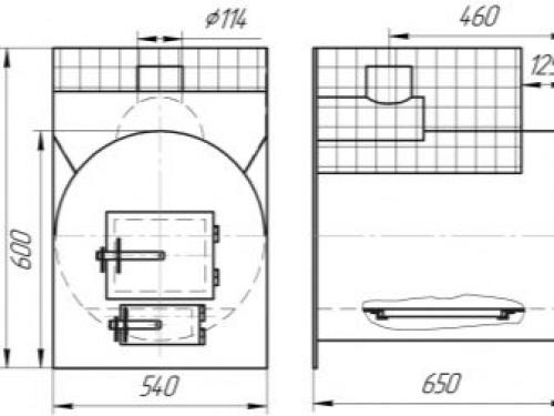 Как сделать печь для бани модели ВАЛДАЙ из трубы 530 мм 01 Как сделать печь для бани модели ВАЛДАЙ из трубы 530 мм 01