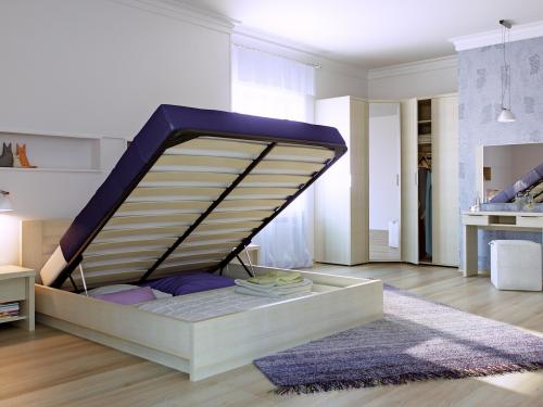 Модели кроватей с подъемным механизмом. Особенности и преимущества