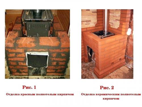 Как сделать банную печь из кирпича и металла своими руками 02