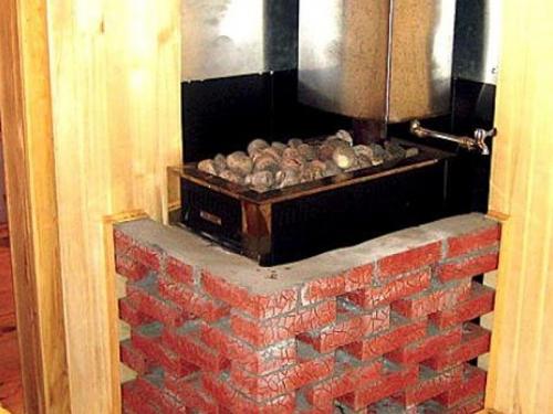 Как сделать банную печь из кирпича и металла своими руками 04