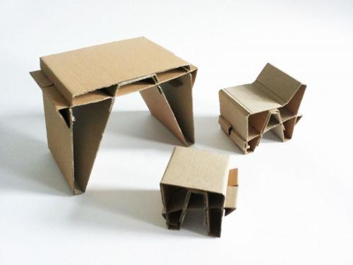 Создай свой собственный разборный табурет из пластиковых бутылок 13