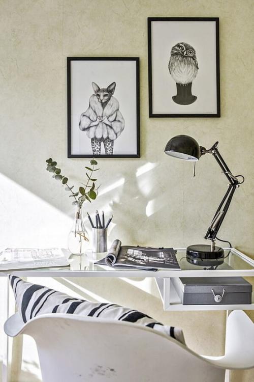 Как украсить стены постерами. Варианты оформления постерами 05