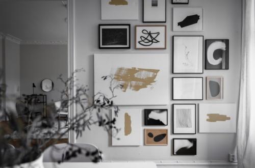 Как украсить стены постерами. Варианты оформления постерами 04