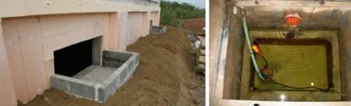 Что такое приямок для насоса. Постройка приямка для отвода воды из подвала