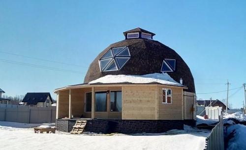 Купольный дом из пенопласта своими руками. Особенности строительства